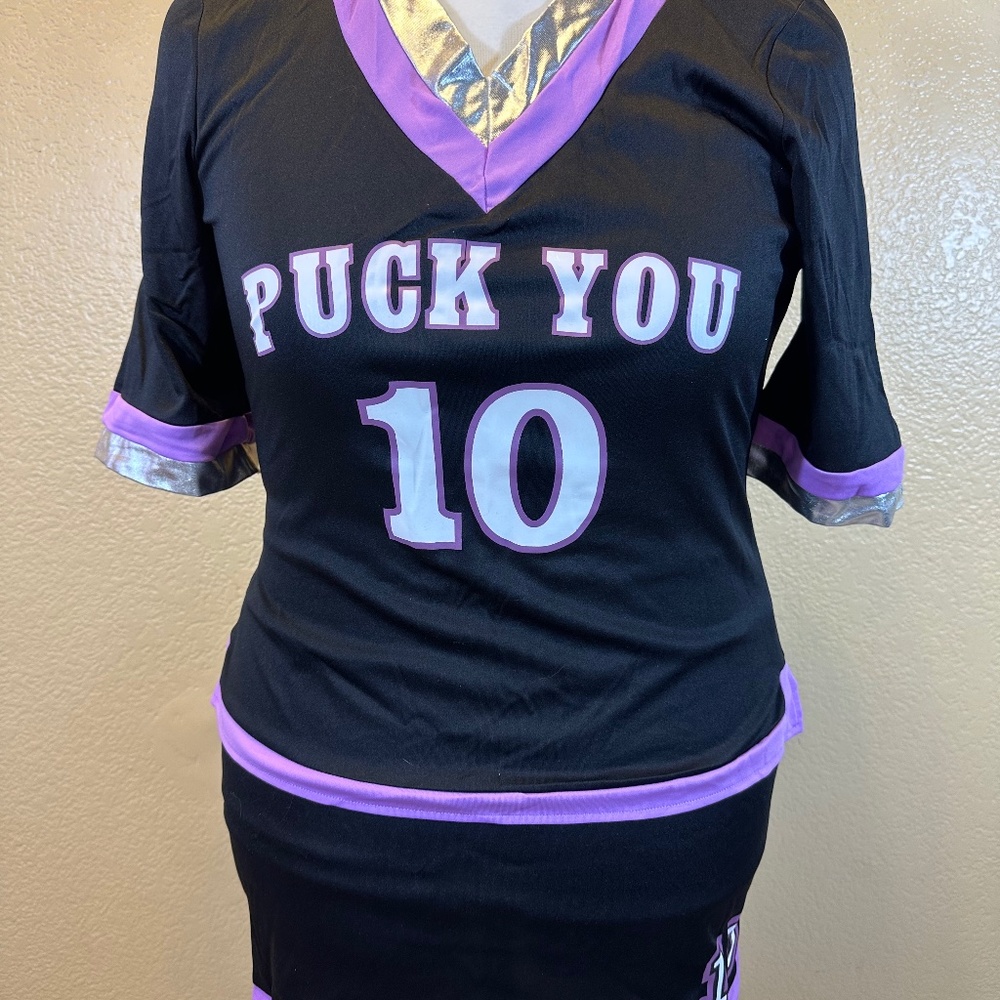 Escante ‘Puck You’ Ice Hockey Costume Size Large